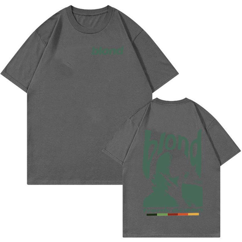 Rapper Frank Retro Graphic T Shirt Men's Hip Hop Ocean Album Male Clothes Y2k Unisex Tees Summer Fashion Oversized Cotton Tops