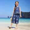 ASK JUNIOR Girls' Summer Sleeveless Top & Capris Set