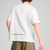 Puma Loose Fit Logo Crew Neck Short Sleeve T-Shirt Men Tops White 630131-02