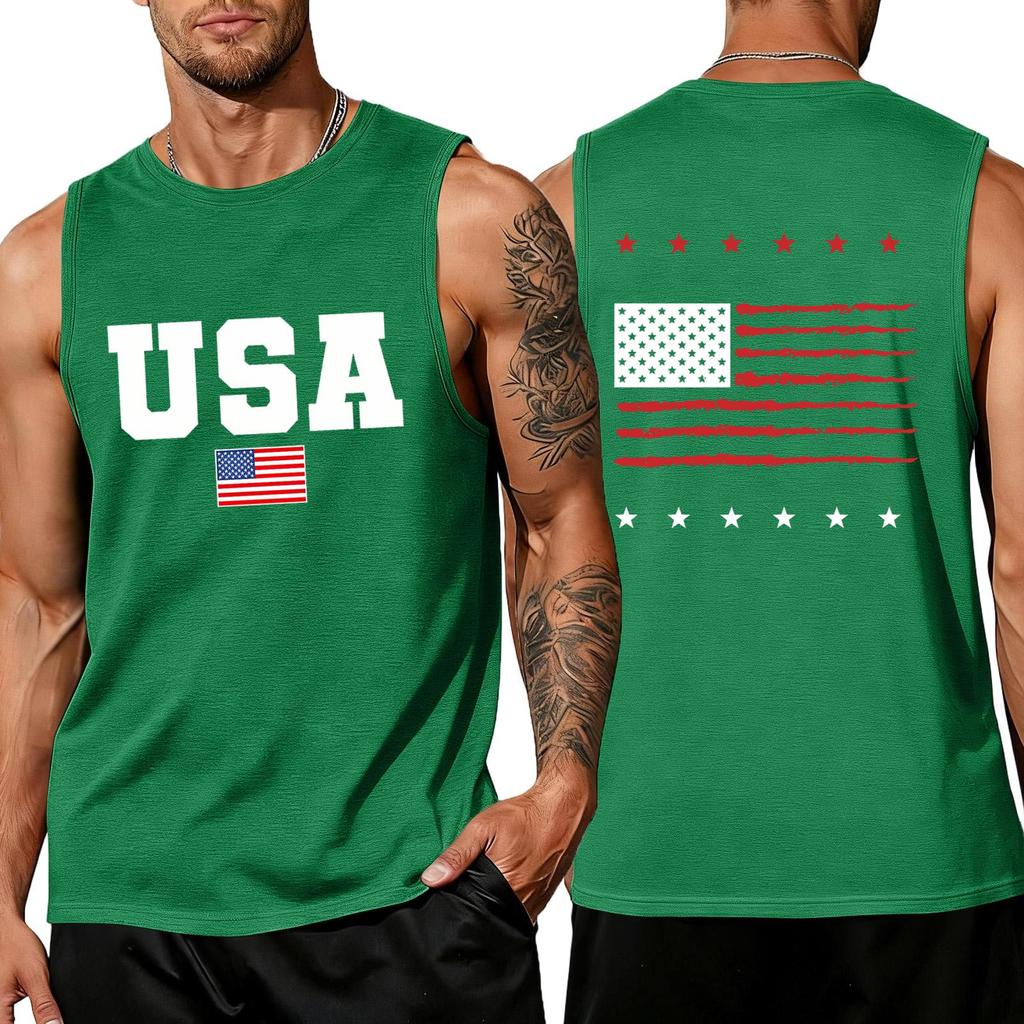 Herren Hemden 4. Juli USA Muskel Tanktops Patriotische Tanktops