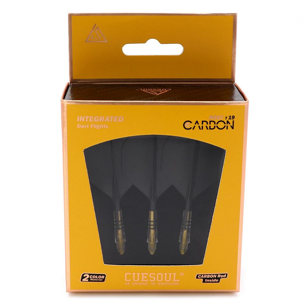 Cuesoul ROST AK57 T19 Carbon Fiber Rod Integrated Flight Standard Shape Set of 3 Built-in (CS-AK57XB1-3)