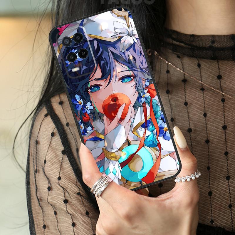 

Чехол для телефона Genshin Impact Raiden Shogun Baal для OPPO A52 A72 A15 A1K A3S A5S A54 A74 A94 A83 A5 A9 A53 A53S A31 2020, чехол OPPO A5S