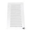 2PCS Air Venting Panel Covers 316 Stainless Steel 15 Slots Rectangular Louvered Air Vent for Ship Yatch