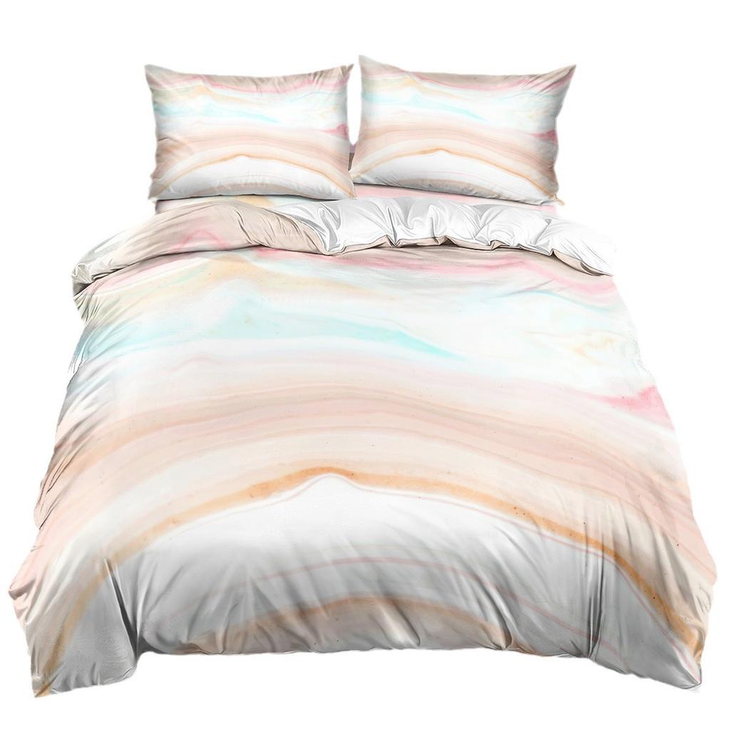 Dream Gilt Bedding Three-Piece Set 90-120G Abrasive Cloth 3D Digital Printing