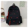 Schoolbag Girls School Bag Simple Versatile Backpack College Student Middle School Student Cute Embroidered Bow Lightweight Travel Backpack