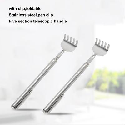 10Pcs with Pen Clip Back Scratcher Stainless Steel Itch Relief Tool Handheld Massager  Back Itching