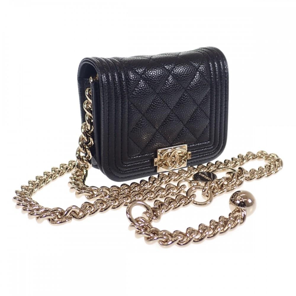 

CHANEL AP2302_B06291_94305 Coin case black Women