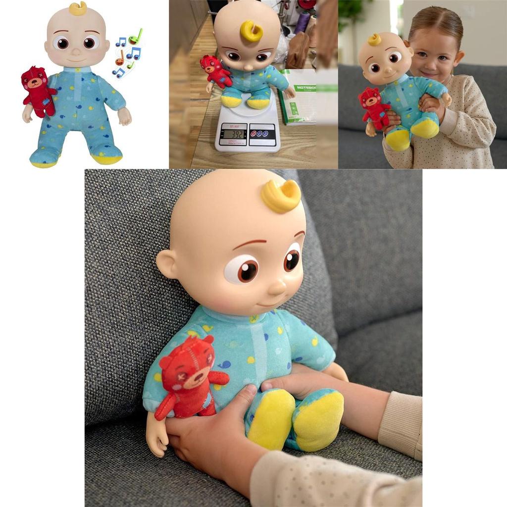 Jj Wassermelone Plüschtier mit Musik für Kinder zur Schlafenszeit und als Einschlafhilfe