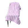Coral Velvet Two-Color Striped Towel - Large, Thick, Absorbent, No Shedding, Ideal for Bathing & Children's Face Washing