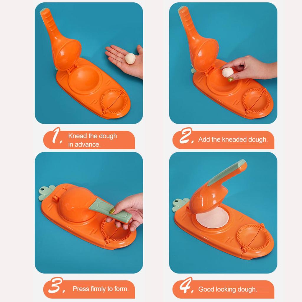Rengör Lätt Dumpling Skin Maker Hängande hål Design Praktisk artefakt DIY