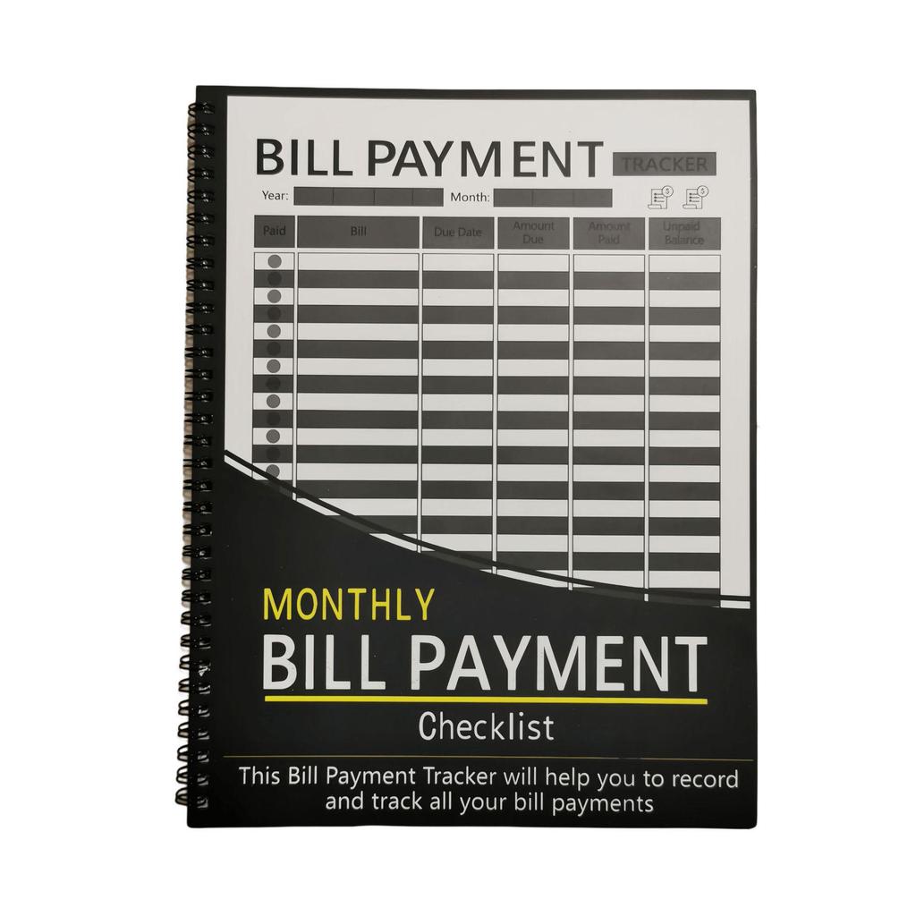 Cross-Border Money Management Notebook: Bill Tracker & Payment Record Book