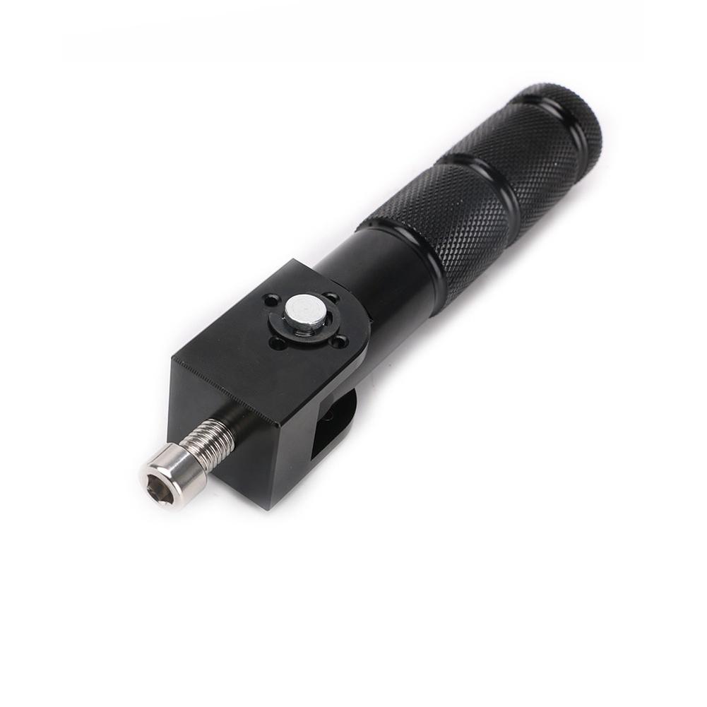 Hopfällbar Aluminium Motorcykel Fotpedal Bakre Fotstöd Stöd 8MM Bultmontering Kompatibel med Många Motorcyklar