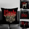 Fashion Brand R_RHUDEs Pillow Case Home Dorm Chair Back Short Plush Double-sided Printing Office Nap Time Cushion Cover