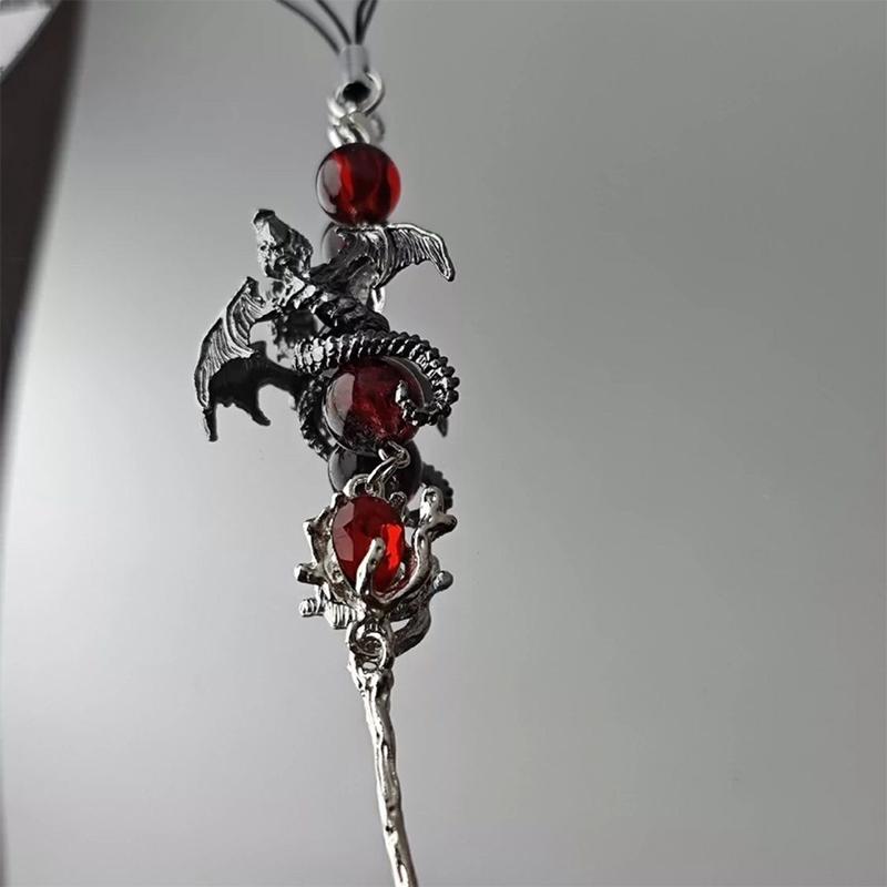 Creative Phone Charms Fashion Trendy Beaded Rabbit Mobile Phone Chain Lanyard Keychain Bag Decoration Pendant Card Book Chain