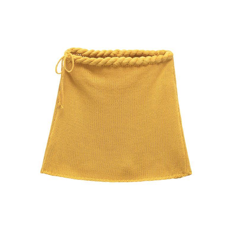 Zbzr Spring New Arrival Women's Clothing Fashion Artificial Jewelry Inlaid Hand-Woven Halterneck Vest Mini Skirt Suit