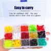330-Piece Soft Lure Set with Iseama Hooks in 15-Grid Box