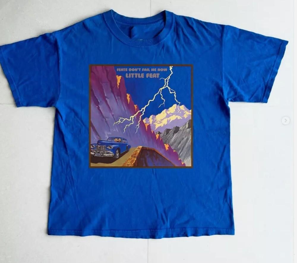 

Little Feat band Feats Don_t Fail Me Now Blue T Shirt Size 4XL