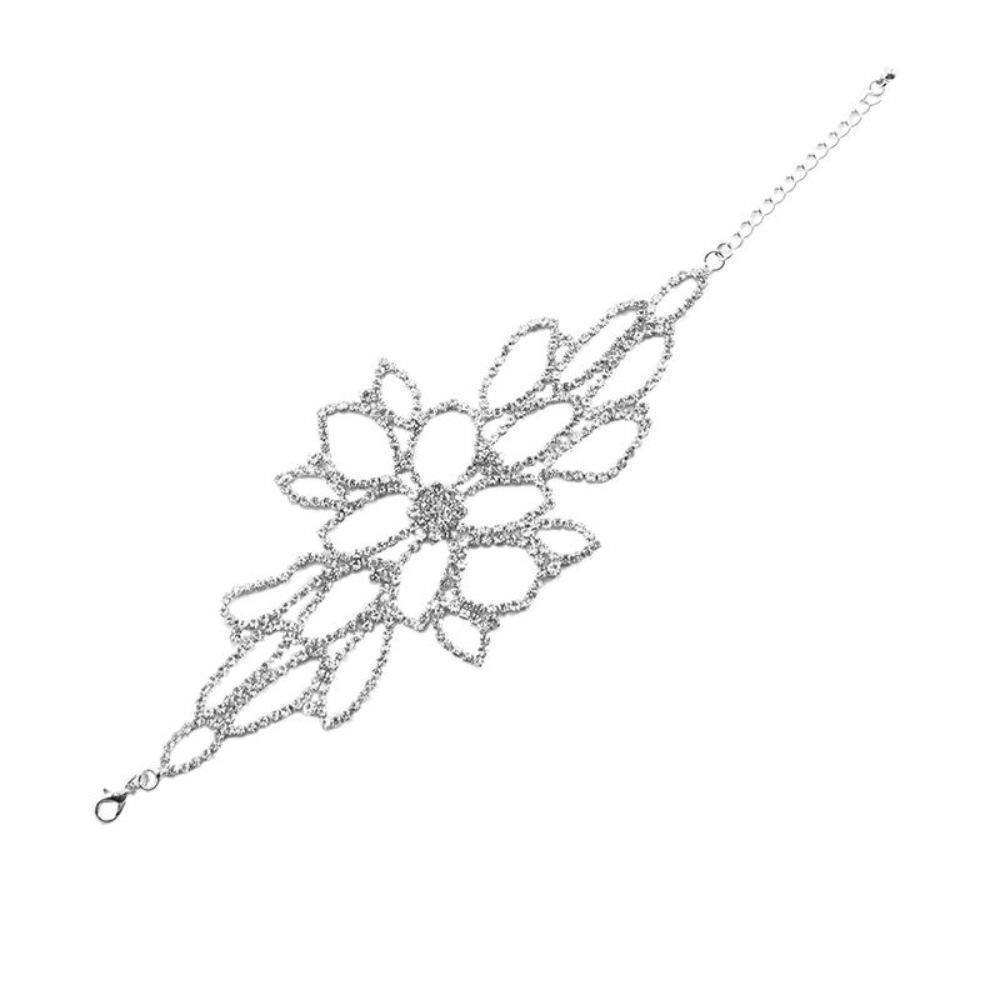 

Новый модный браслет с бриллиантами, аксессуары, шарик, персонализированная цепочка в форме цветка, женский браслет