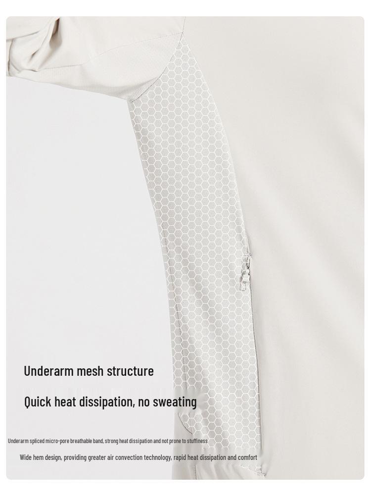 UPF50+ Summer 2024 Ice Silk Hooded Sun Protection Clothing for Couples - Cool, Breathable, Anti-UV for Men & Women