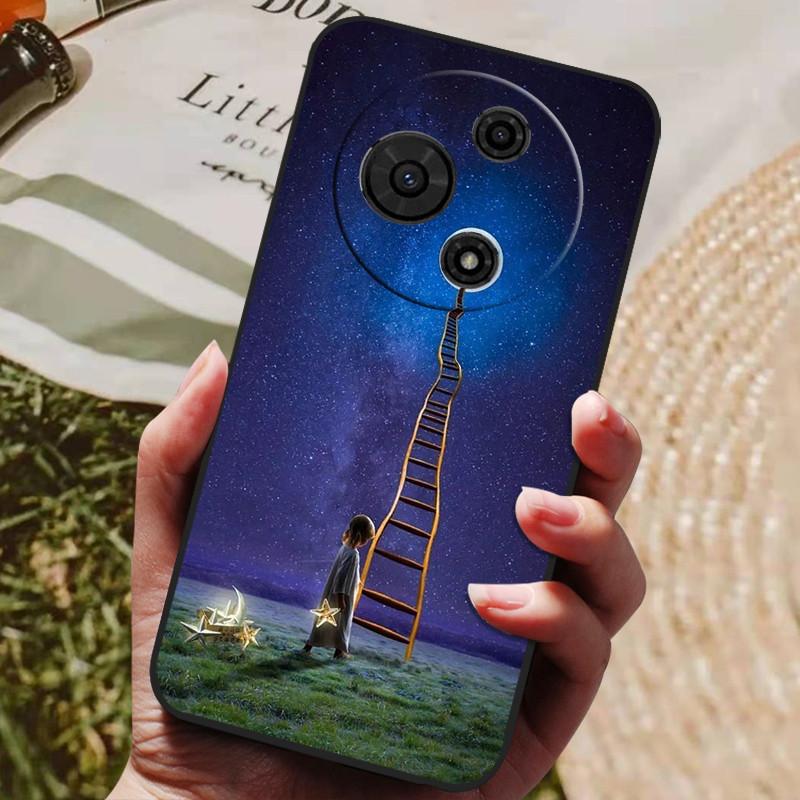 Capas de Celular Para TCL 605 T517D Case Pintado Design Fofo Silicone Macio Capa Traseira Para TCL 60 SE 60SE Cases TCL605 Coque Fundas