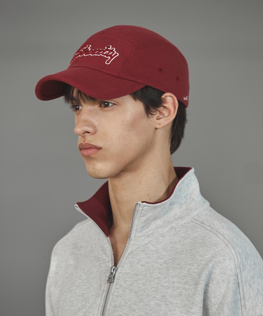 1993STUDIO Sincerity Natural Twill Camp Cap_Dark Red