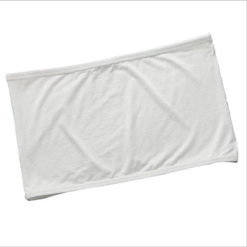 

Однотонний жіночий літній топ Коротка нижня білизна без бретелей Бюстгальтер без бретелей Великий розмір Brallete Mesh onesize білий