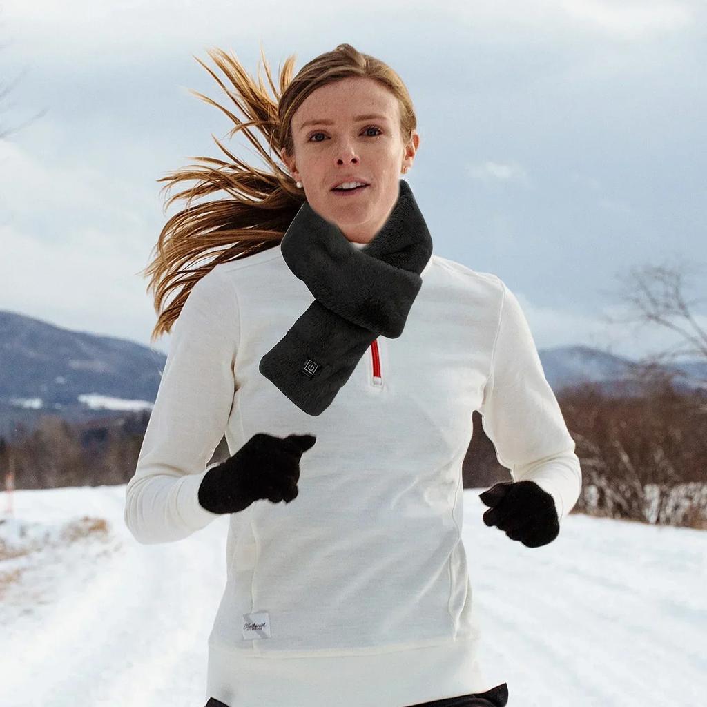 Self Heating Scarf Neck Warming Women's Scarf Winter Outdoor Headband USB Power Supply Heated Scarf Wool Men's Scarf Ski Mask