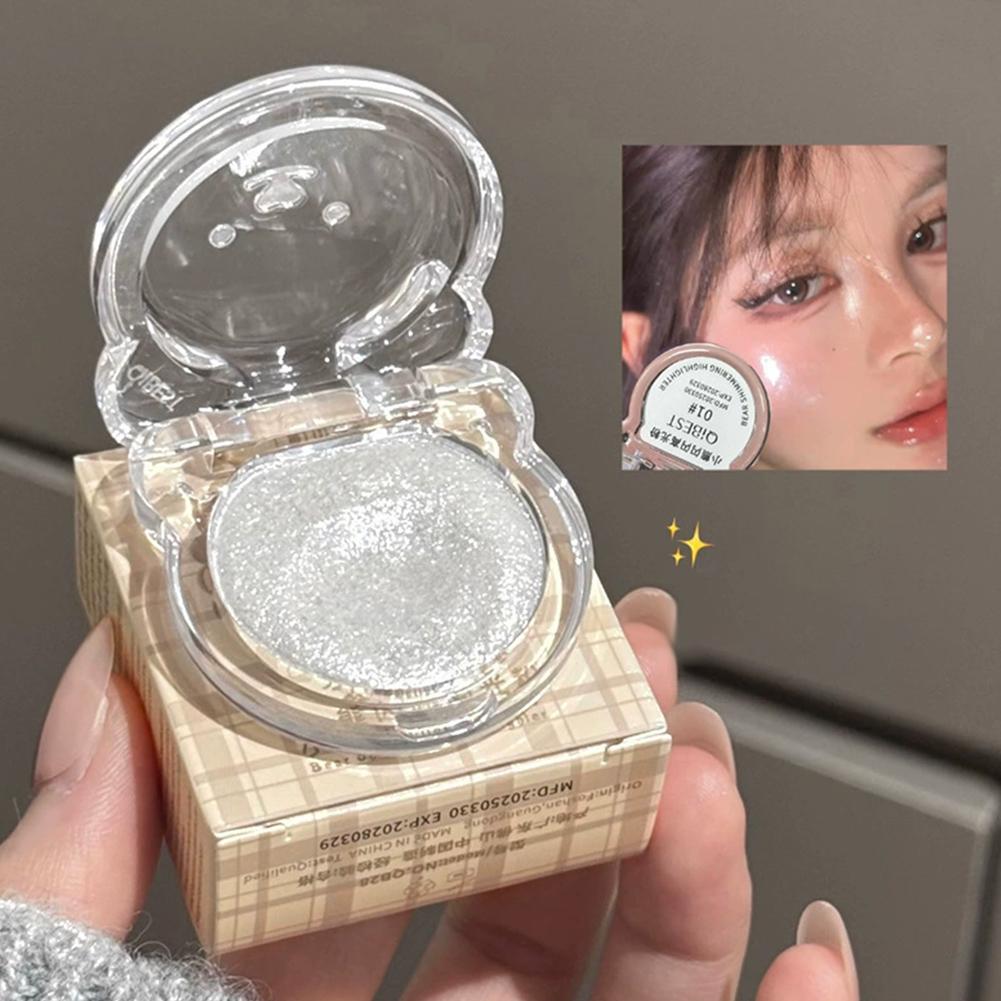 Bronze Golden Highlighter Powder Contouring Plate Three-Dimensional Powder Monochrome Highlight Z2P5
