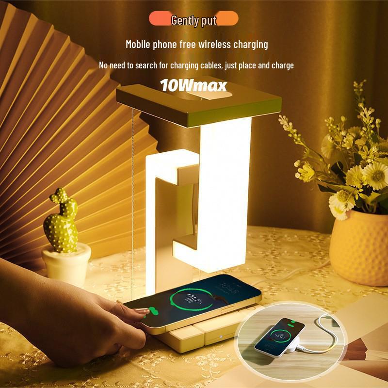 Anti-Gravity Floating Lamp & Wireless Charging Night Light