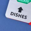Sign Dishwasher Clean Magnet Dirty Indicator Washer Dish Kitchen Stickers Necessities Cleaning Dishes Machine