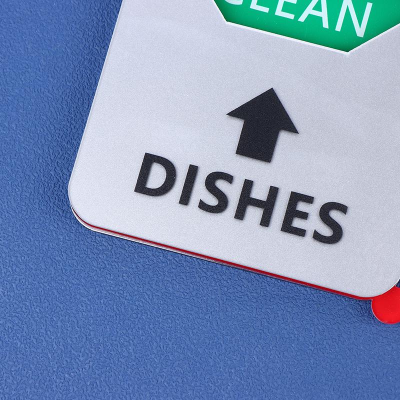 Sign Dishwasher Clean Magnet Dirty Indicator Washer Dish Kitchen Stickers Necessities Cleaning Dishes Machine
