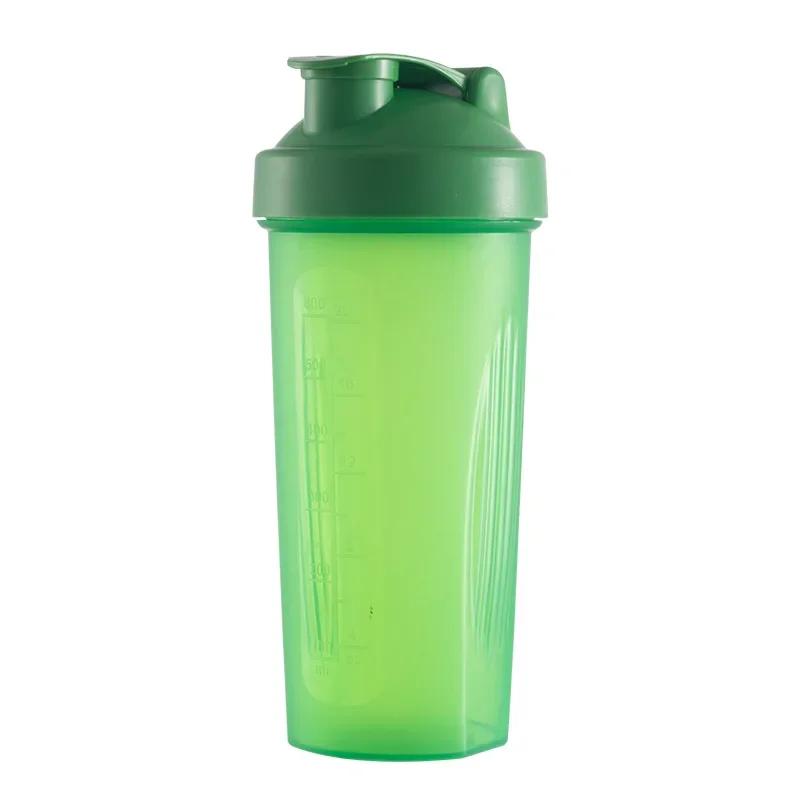 Out Door Sport Shaker Bottles Bodybuilding Whey Protein Powder Mixer Bottle Portable Flip Cover Water Bottles Plastic Drink Cup