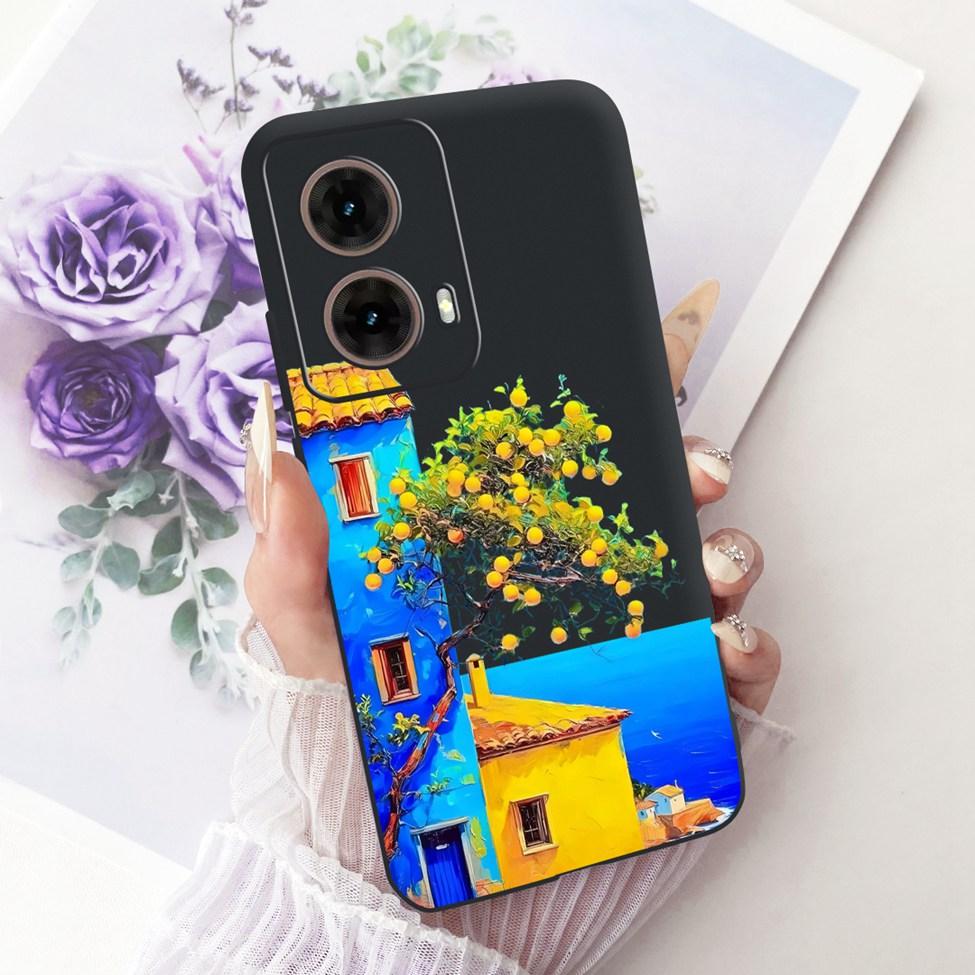 Schutzhülle für Motorola Moto G85 XT2427-3 Silikon, niedlich, modisch, lustig, cool, lackierter Bumper für Motorola G85 Moto G85 Handyhülle