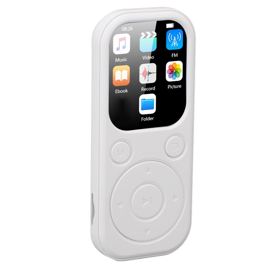 MP3 Player with Bluetooth 5.4 HiFi Speaker Voice Recorder 2.01in Screen Portable Music Player Without Small Memory Card