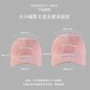 Versatile letter embroidered baseball cap showing face small hat women's three-line letter Blues cap big head circumference