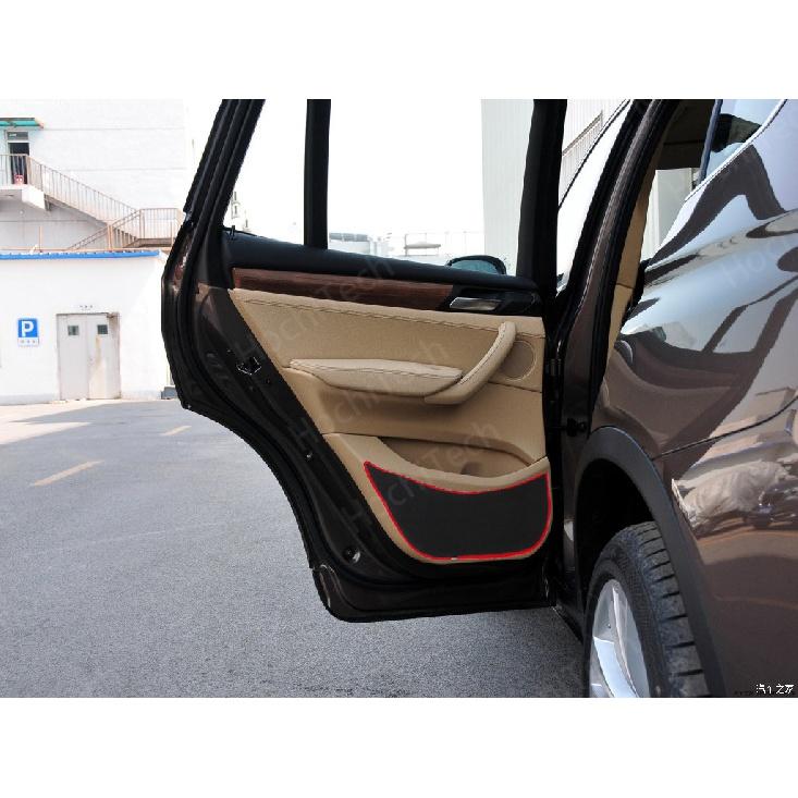 Ochrona dywanika drzwi wewnętrzna osłona krawędzi bocznej pokrywa drzwi samochodu podkładka chroniąca przed kopnięciem naklejka na BMW X3 F25 2011-2013
