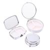 2/3 Compartments Rectangle Round Shape Medicine Case Sliver Lightweight Holder Container Waterproof Pill Tablet Metal Pill Box