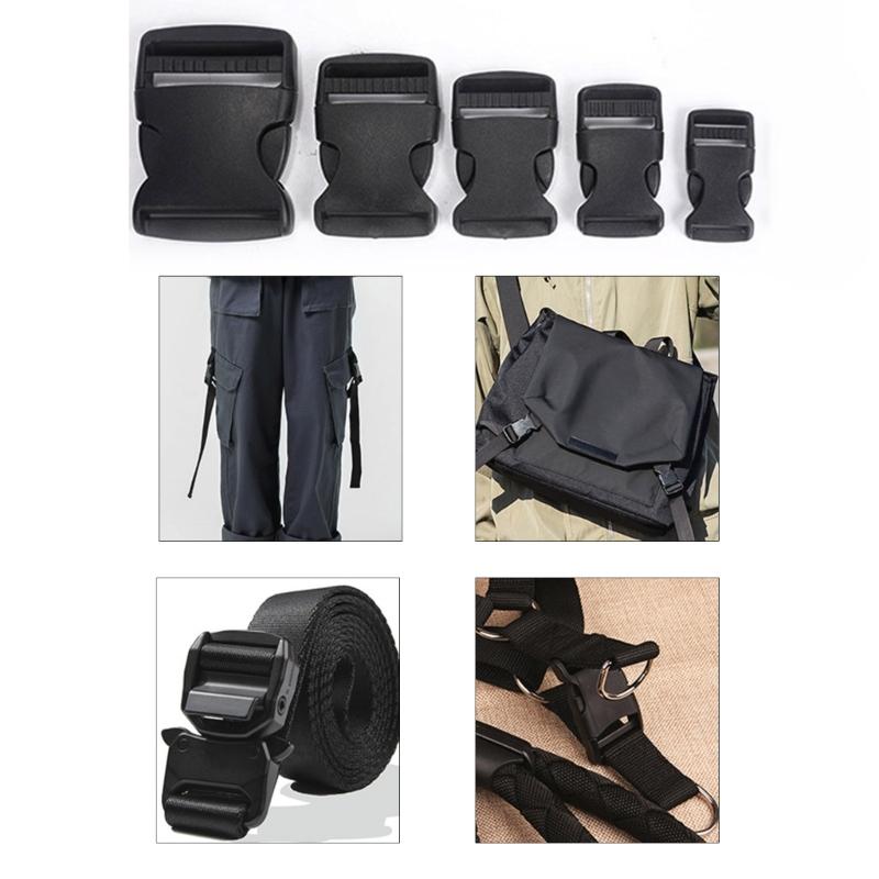 Lightweight Backpack Buckle for Personalized Fit Replacement Multiple Size Convenient Side Release Buckle