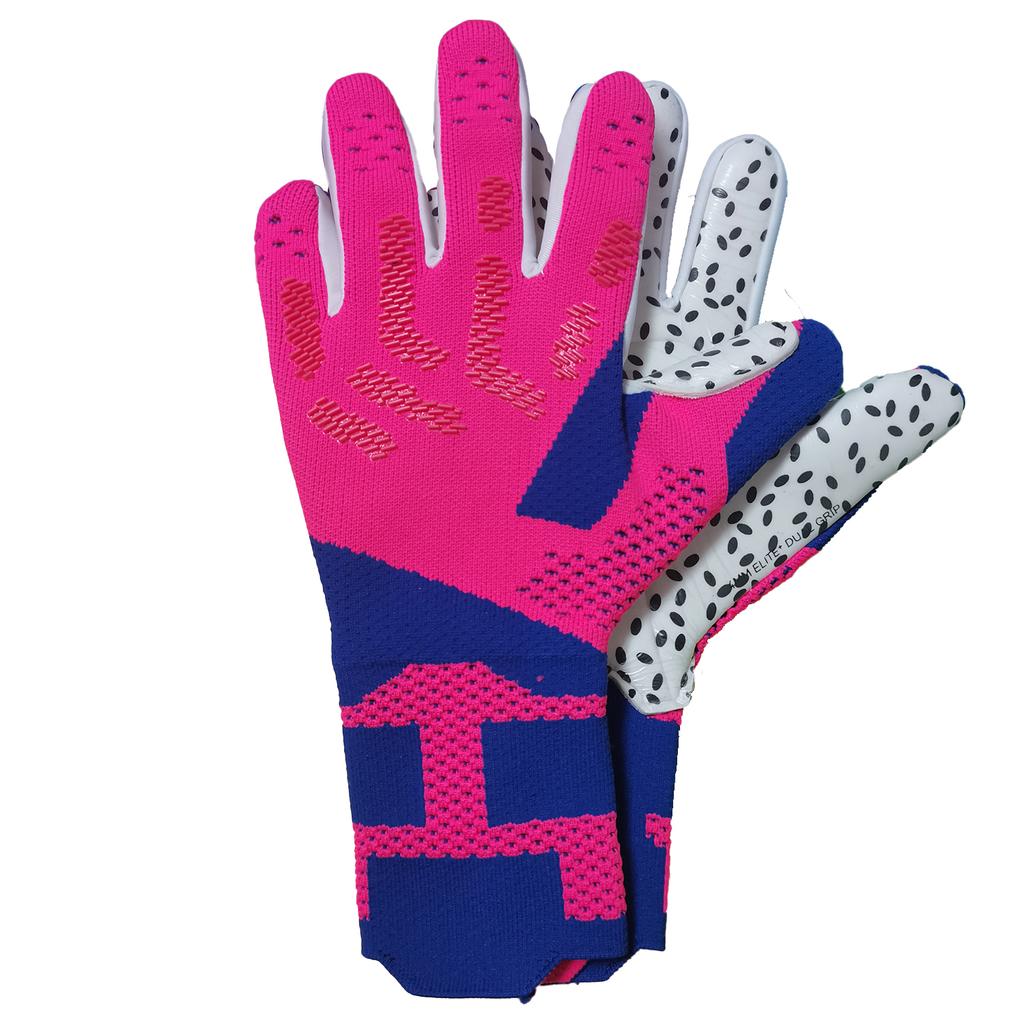 ROXXANA Nowe Młodzieżowe i Seniorskie Rękawice Bramkarskie Lateksowe Odporne na Zużycie Antypoślizgowe Rękawice Bramkarskie Profesjonalne Treningowe Meczowe Rękawice