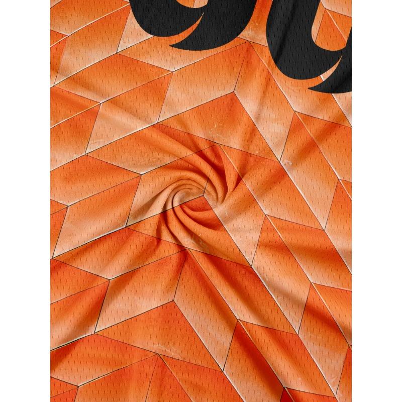 Custom Soccer Jersey With Custom Image, Number And Name, Casual Urban Daily Football Apparel