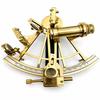 20.32 Cm Handmade Brass Nautical Sextant, Working Navigation Instrument, Polished Maritime Collectible, Nautical Decor Gift