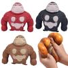 Stressabbau Gorilla Quetschspielzeug Weicher Dehnbarer Orang-Utan Sensorisches Spielzeug Konzentrationshilfe Handübung Entspannungsball Gastgeschenke