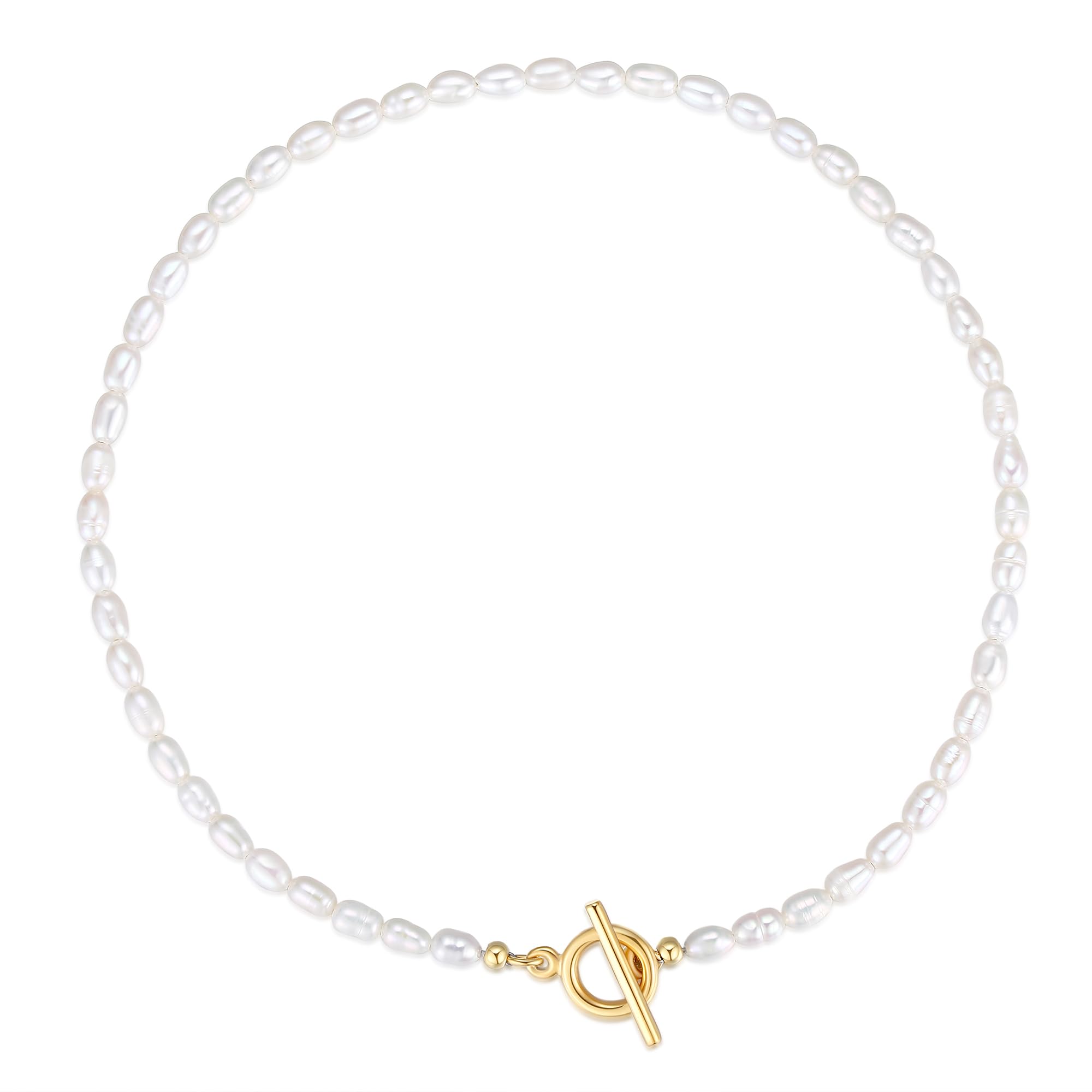 

GAVU Freshwater Pearl Stainless Steel Necklace for Women [GAVU]