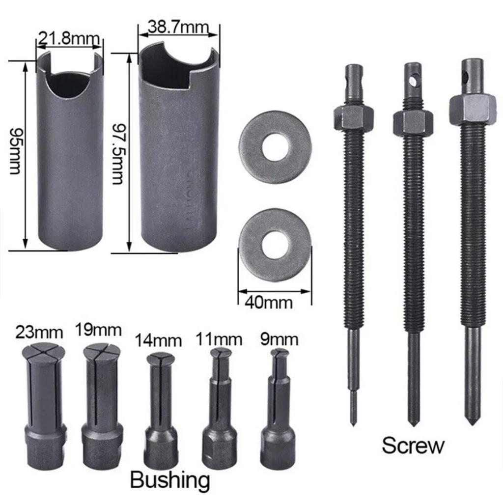 Fahrradlager-Demontagewerkzeug, Lagerabzieher-Entfernungsset, Motorrad-Lagerabzieher-Extraktor-Tool-Kit, Fahrradreparaturzubehör