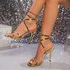 Women Sandals Round Toe Strap High-heeled Sandals Summer Fashion Sexy Pumps Trend Luxury Elegant Shoes Female Zapatos De Mujer