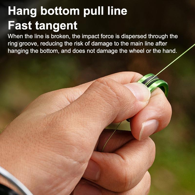 1Pcs Fishing Line Puller Anti-Slip Rubber Ring Durable Construction Compact Design Portable Line Pull Loop Fishing Accessories