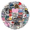 55 Sheets of Choir Graffiti Stickers for Guitar & Skateboard DIY Decoration