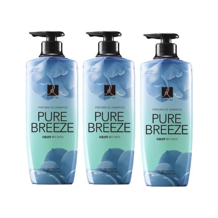 ELASTINE Perfume Pure Breeze Shampoo 600ml x 3 (9965063)