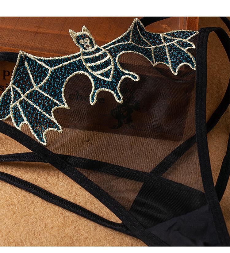 Damen Tangas mit Blumenmuster, Höschen für Frauen, T-Back, G-String, Spitze, niedrige Taille, Bikini-Slip, transparente Mädchen-Dessous