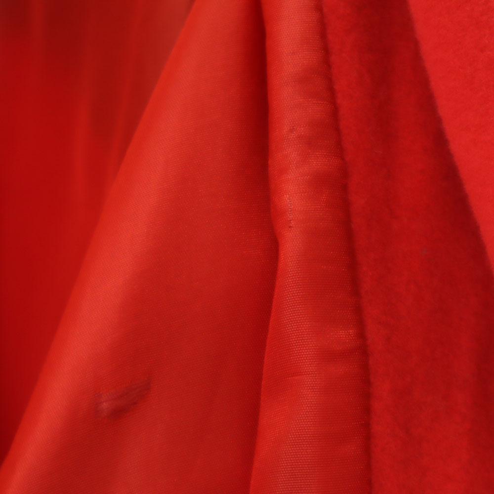 FENDI 90s Made in Italy Old Shawl collar coat 42 Red Women Used